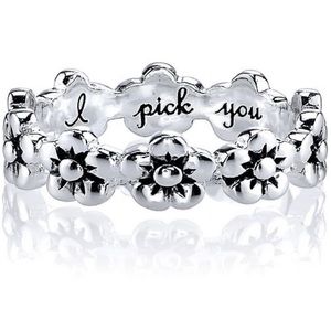 I PICK YOU FLOWER RING